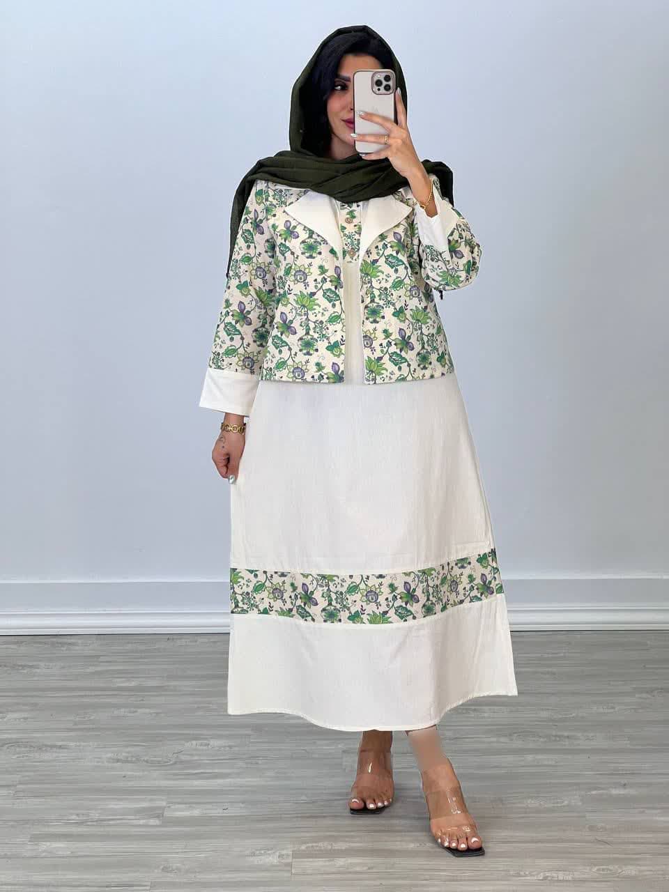 کت سارافون مدل گل گلی  4515 - fu5