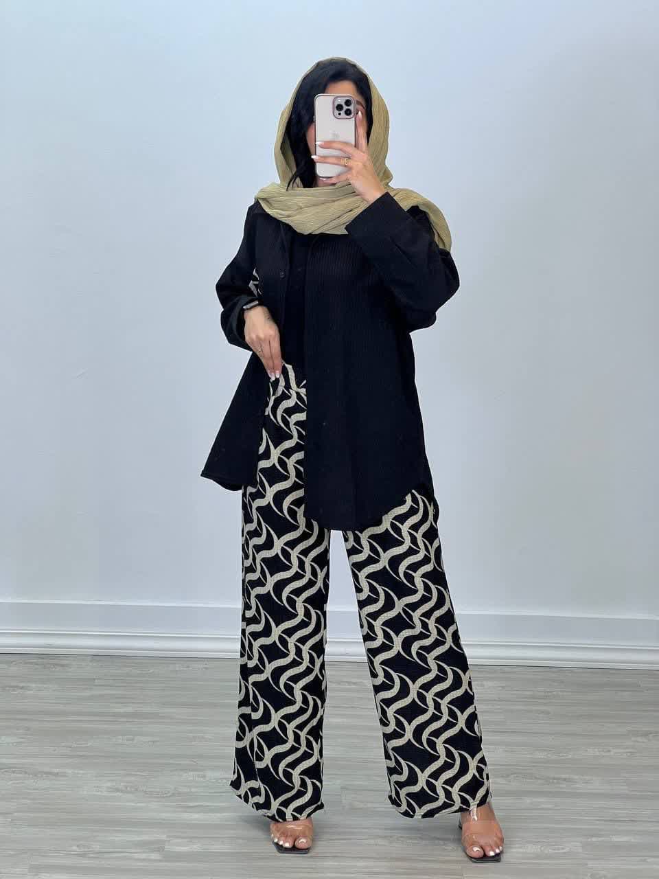 ست مدل طرح دار 4555 - i4n