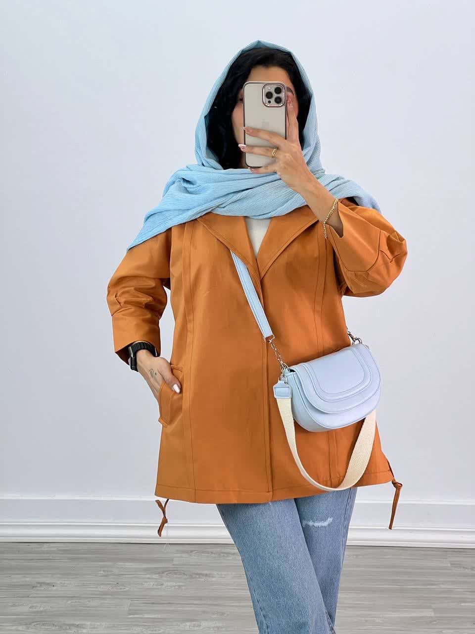 مانتو مدل بغل بند 4343 - 0b4