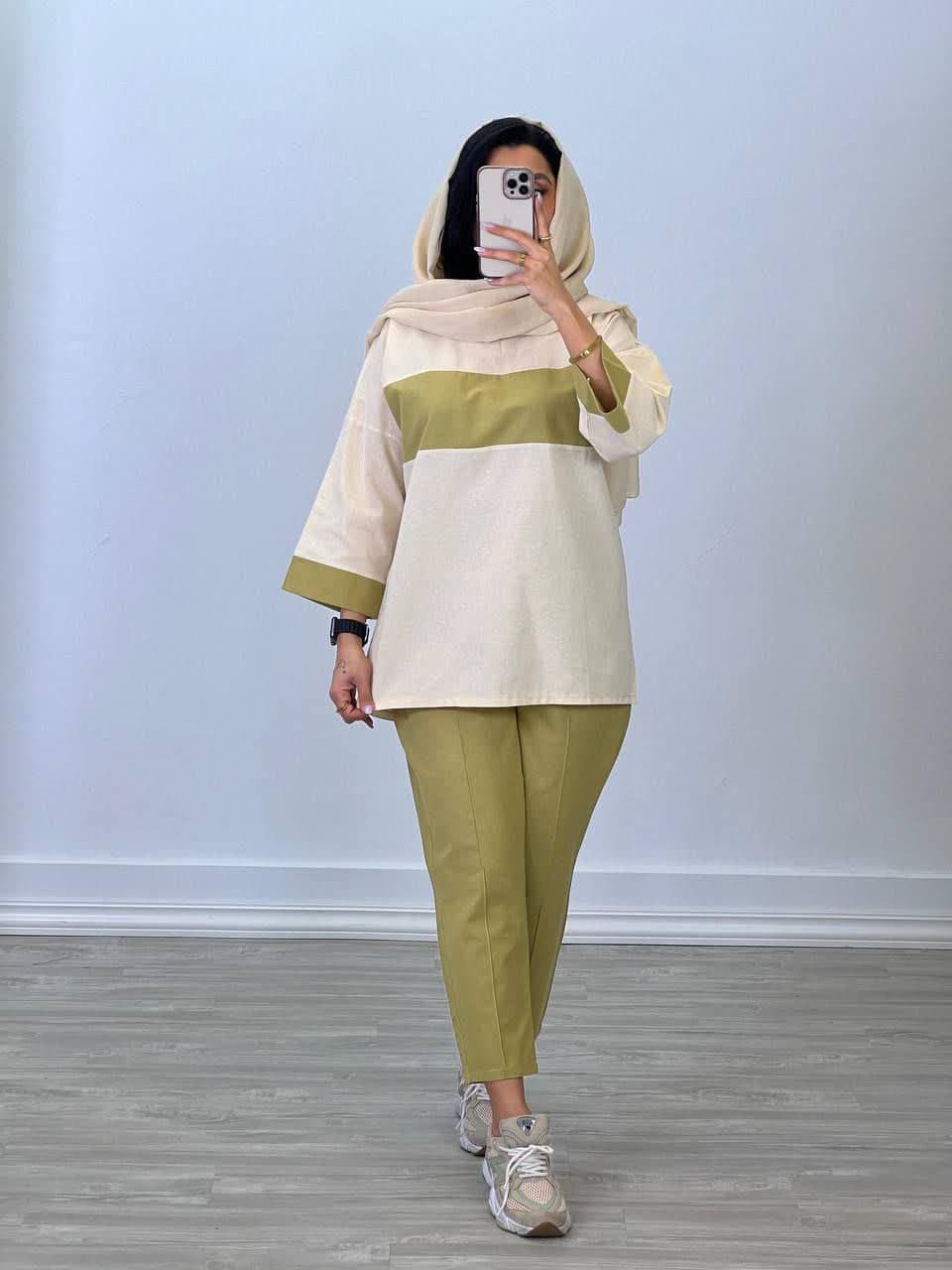 ست مدل لینن 4638 - nol