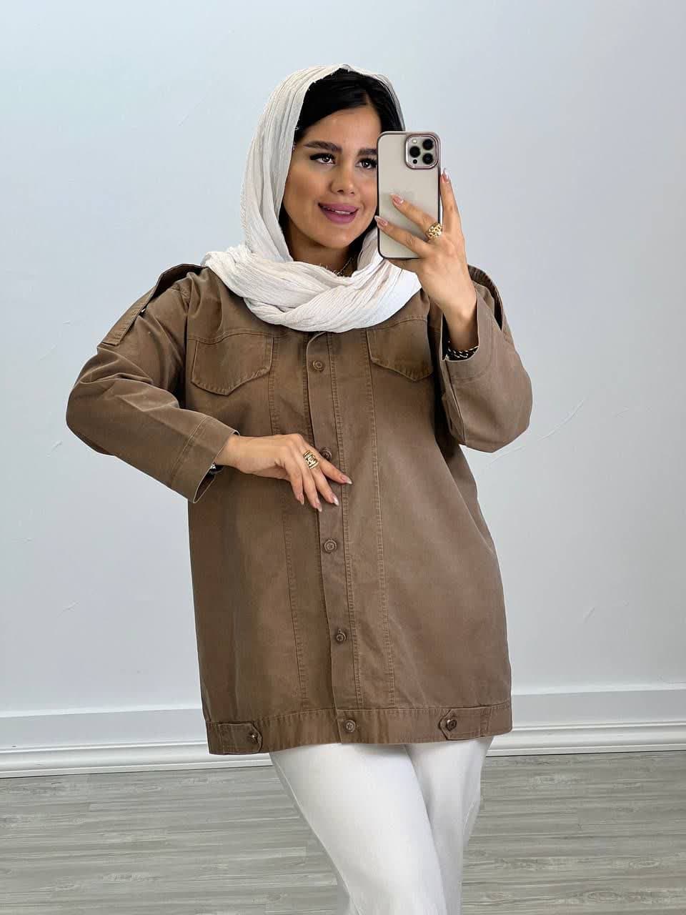 مانتو مدل کتان بهاره4655 - k37
