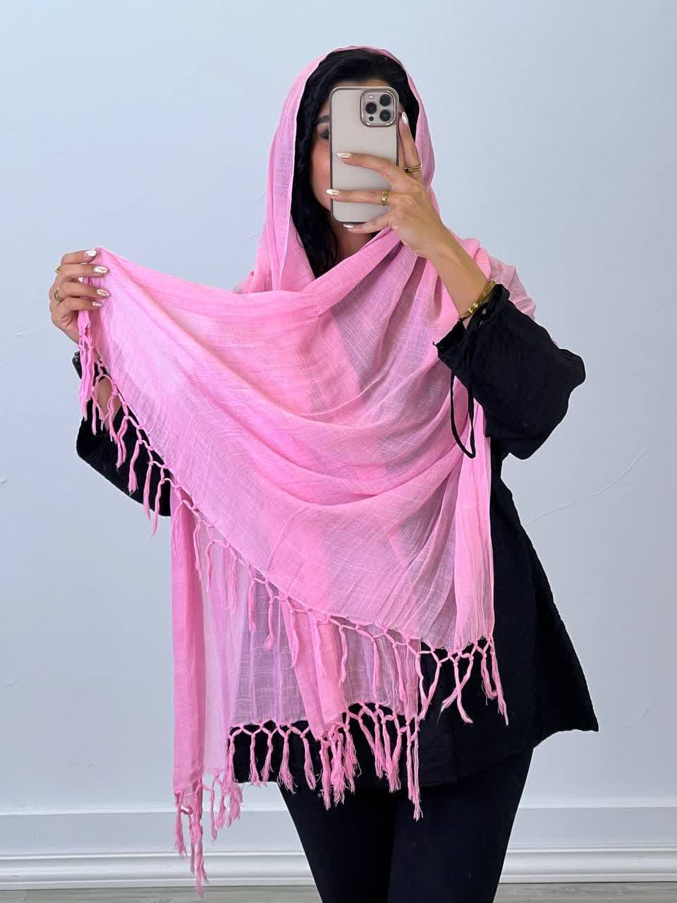 شال مدل رنگی 4681 - yaz