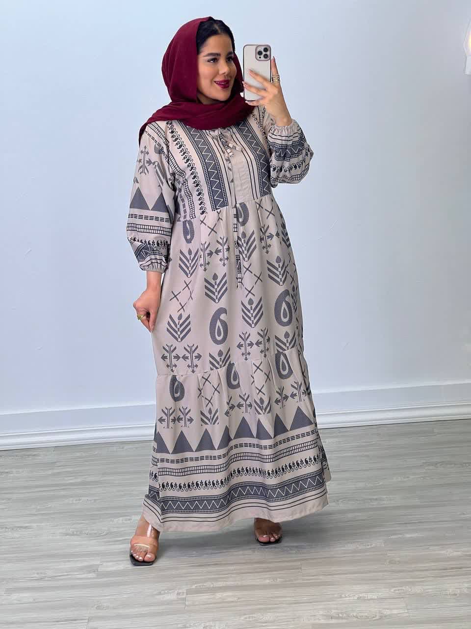 پیراهن مدل طرحدار4694 - f6t