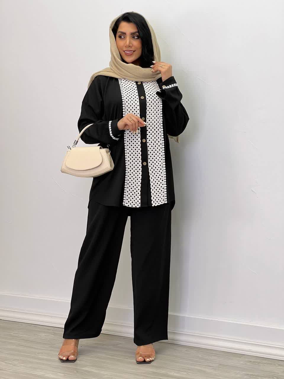 ست مدل شومیز شلوار 4745 - 3n0