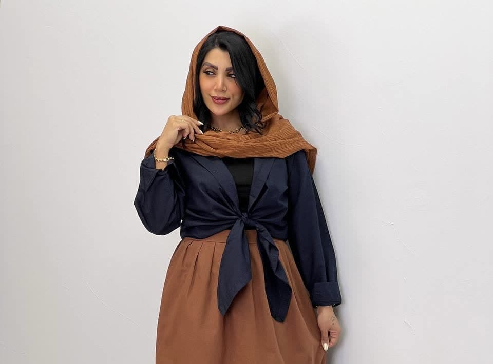 شومیز گره ای4779 - xl6