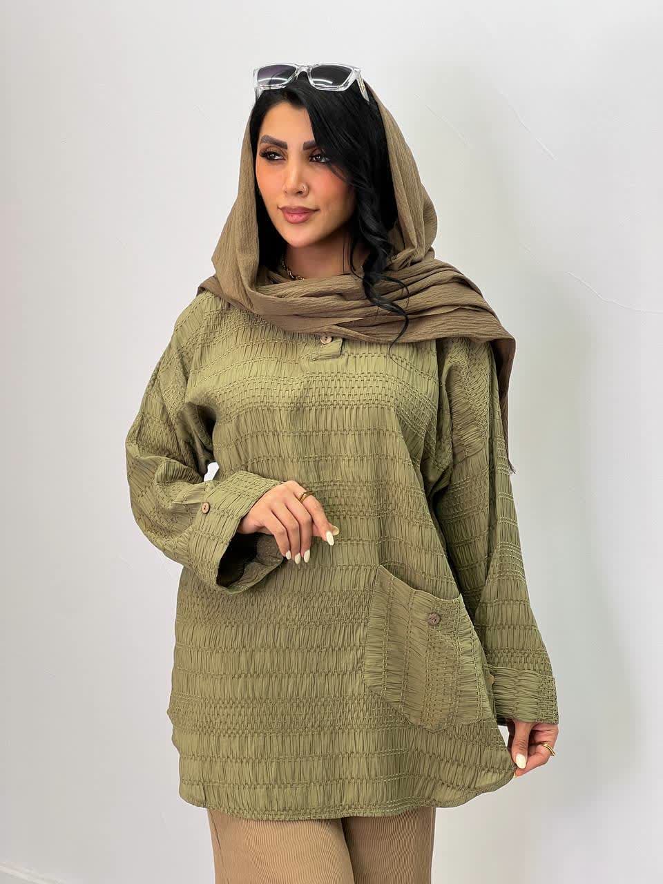 شومیز کوک دوزی 4809 - twq