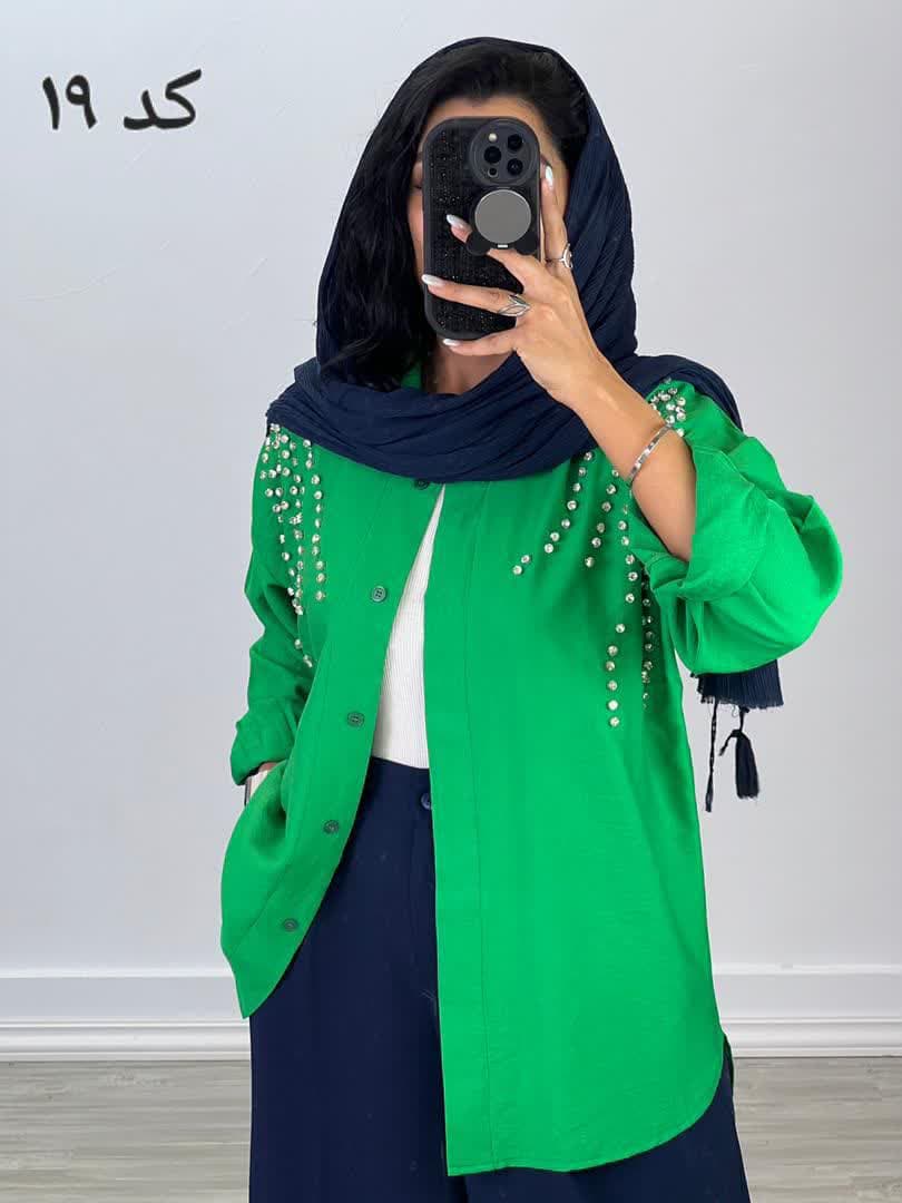 شومیز سنگ دوزی 4889 - hg3
