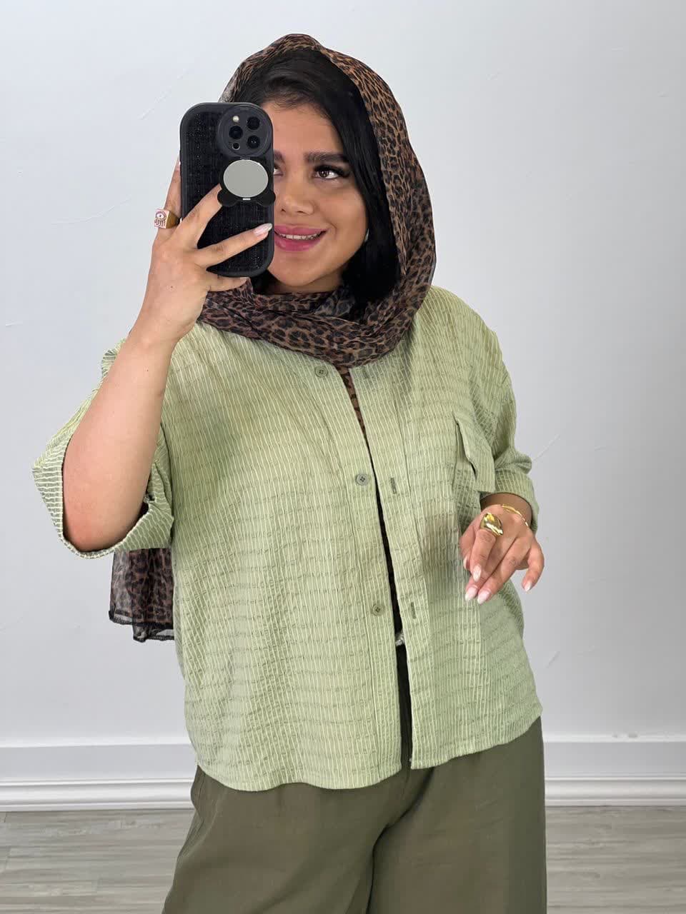 شومیز باکسی مدل 4994 - y24
