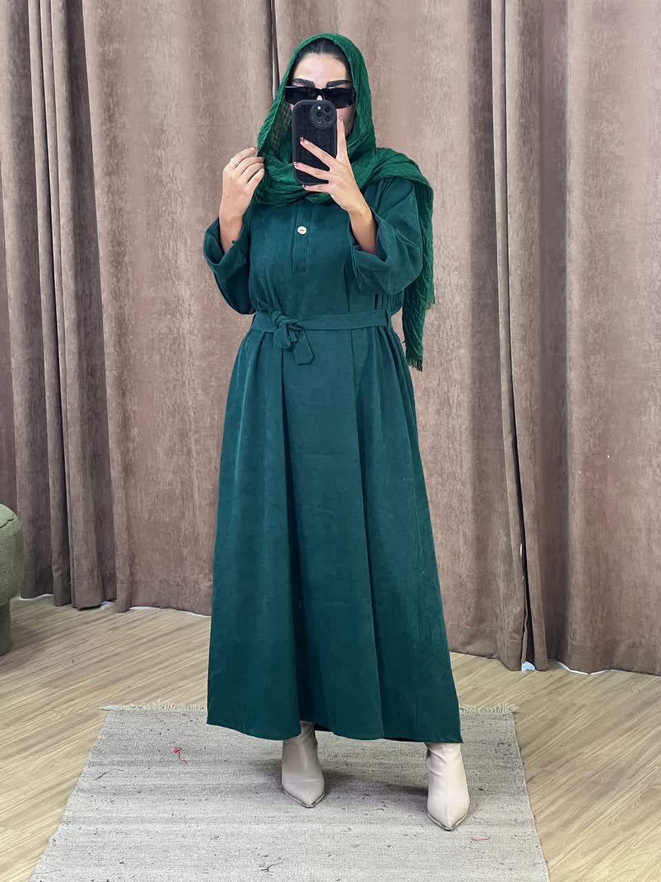 پیراهن بلند کبریتی مدل 5235 - 2wj