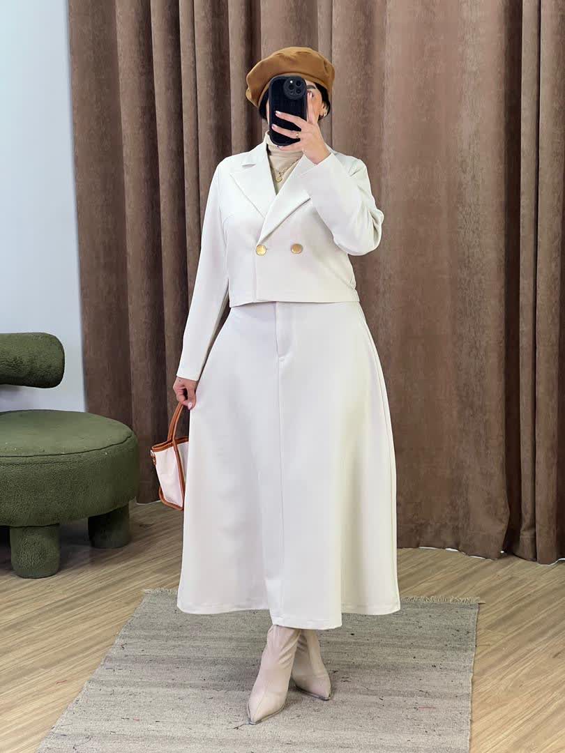 ست کت  و دامن مدل 5272 - 6zm