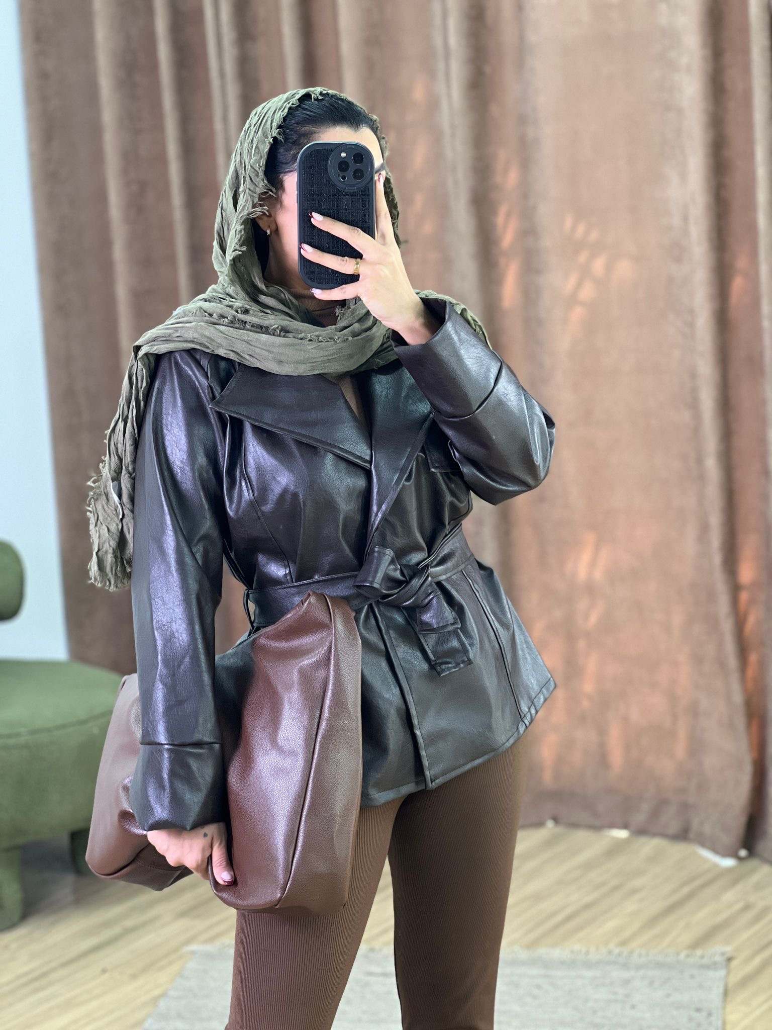 کت چرم مدل 5266 - i4o