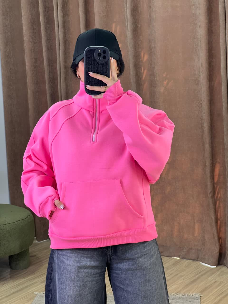 دورس نیم زیپ مدل 5265 - l6t