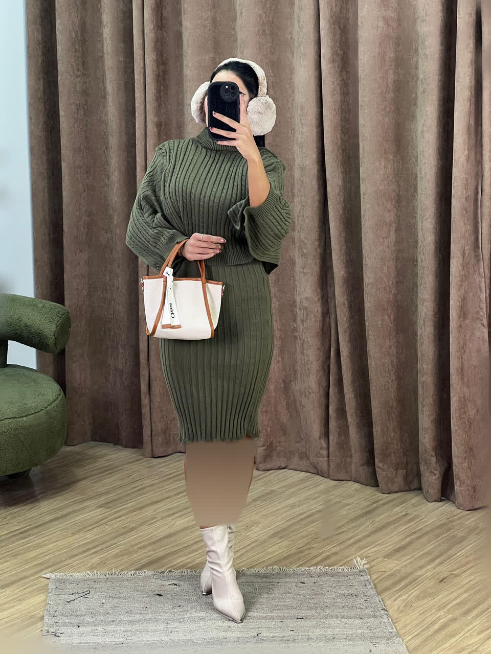 ست رویه و سارافون بافت 5300 - 6pe