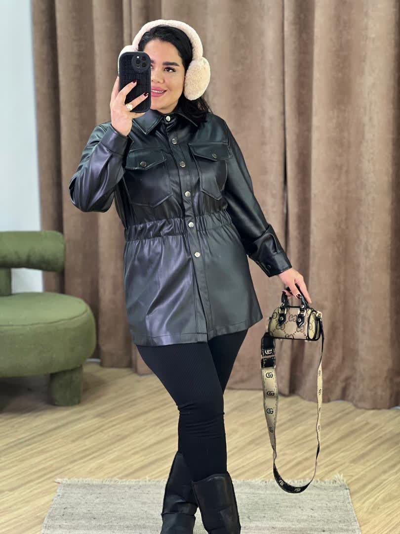 کت چرم مدل 5281 - bch