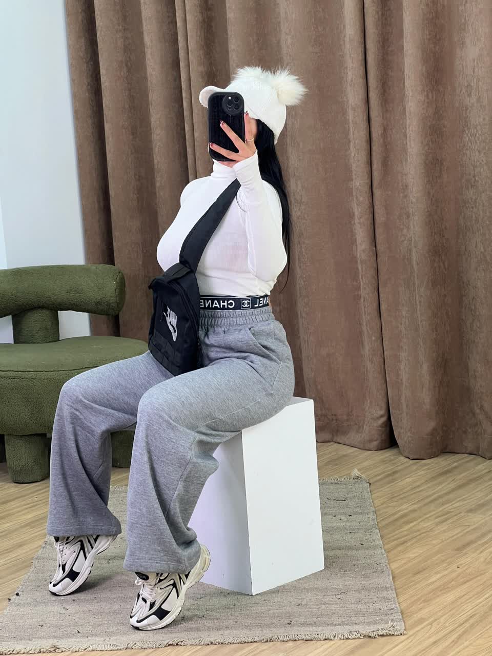 شلوار بگ تو کرکی 5332 - xbx