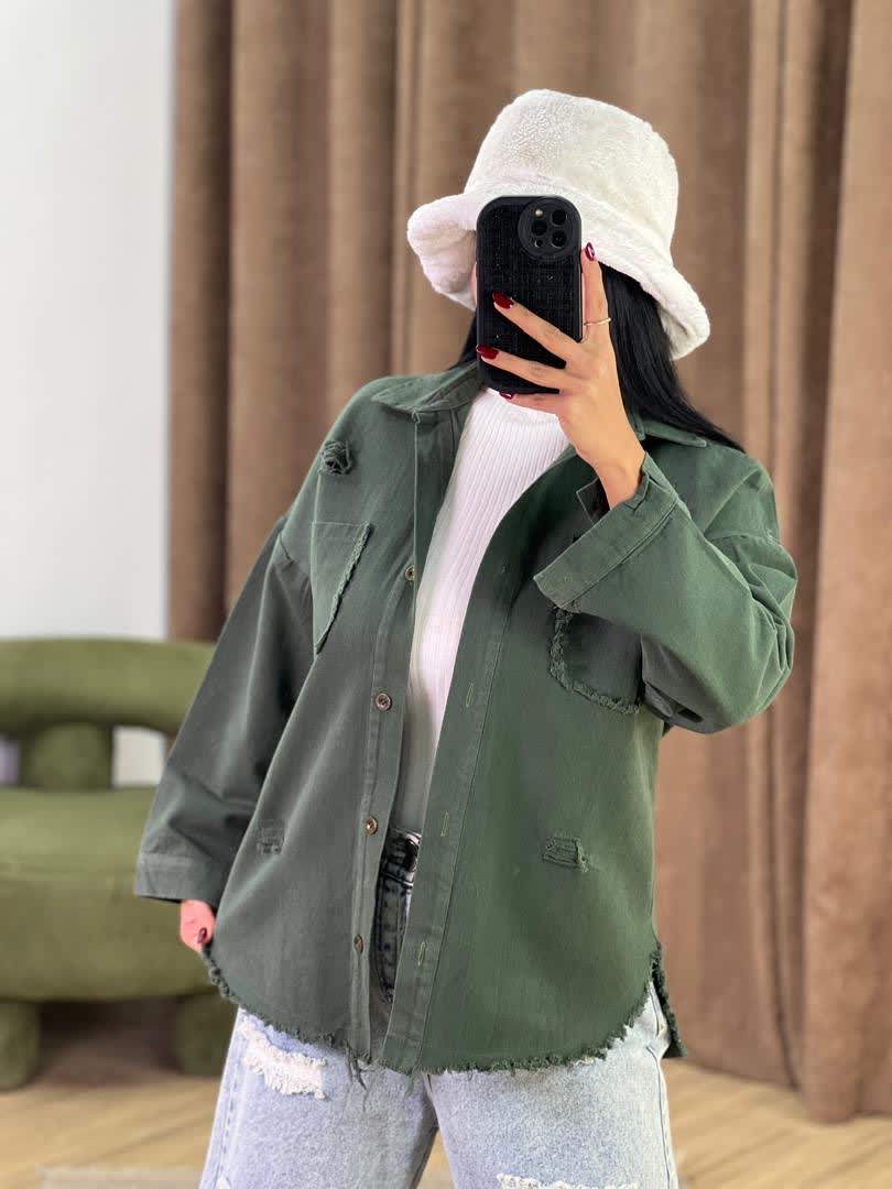 شومیز کتان پاییزه مدل 5349 - 33u