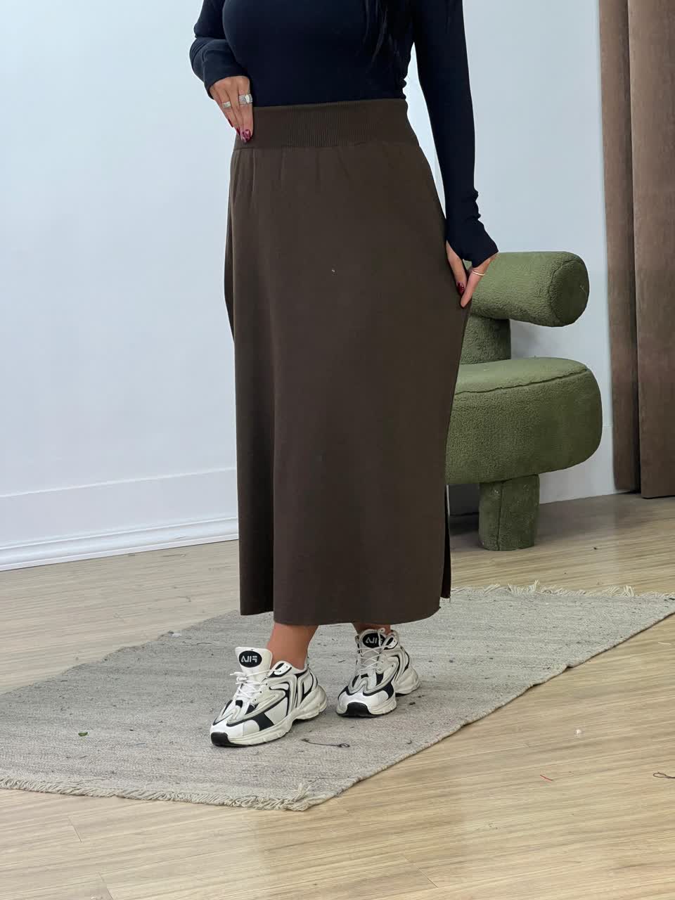 دامن بافت مدل 5352 - zkk