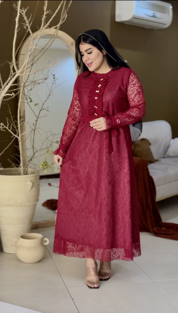 پیراهن گیپور مدل 5354 - 9dh