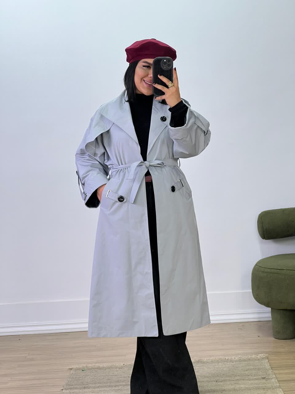 بارانی بلند 5179 - cf7