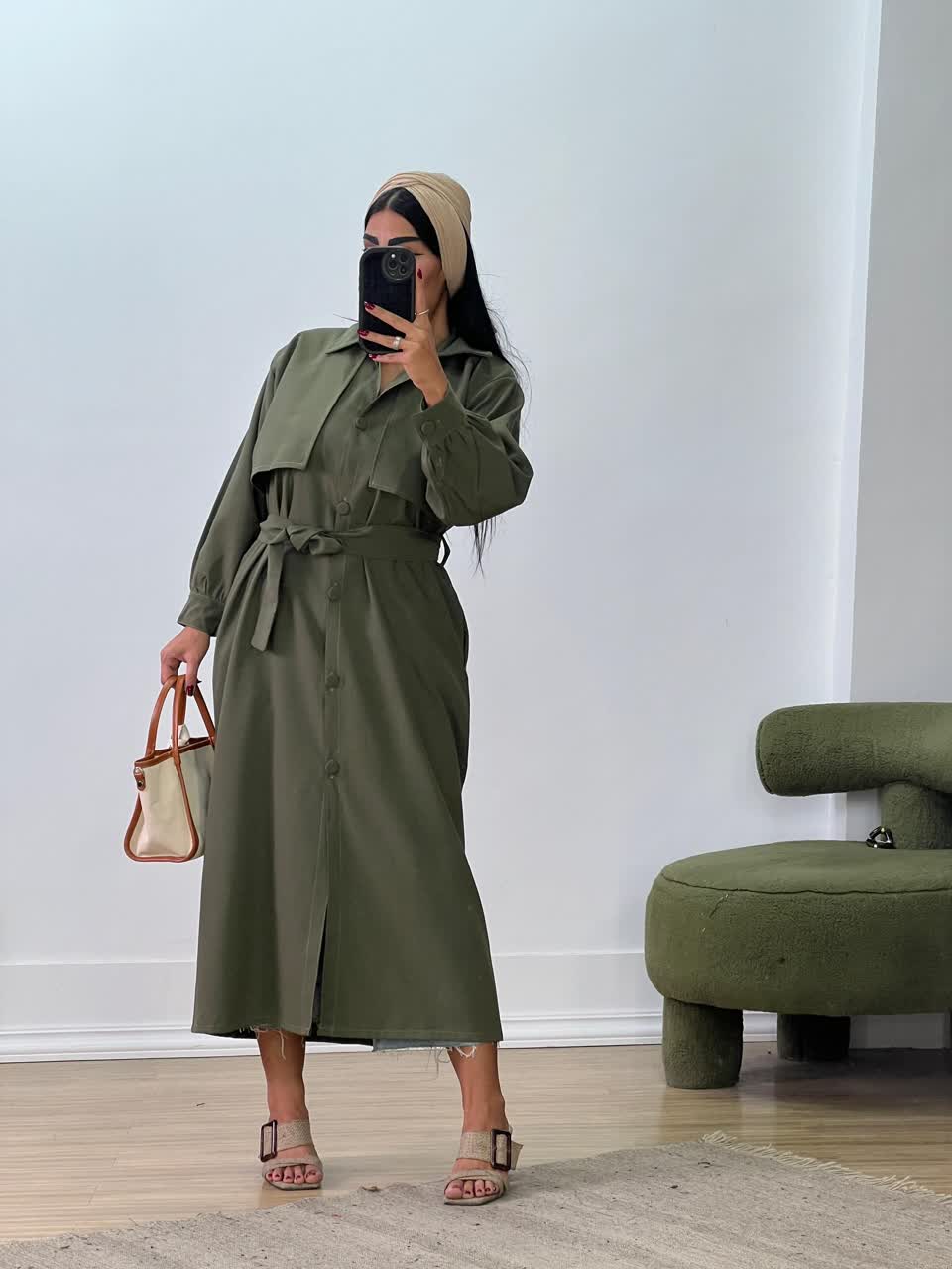 مانتو بلند مدل 5387 - 0b4