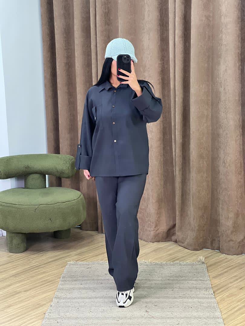 ست مانتو و شلوار مدل 5103 - gjz