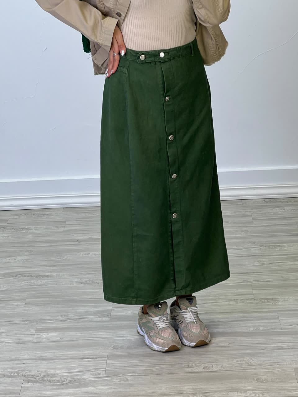 دامن کتان مدل 5038 - zr4