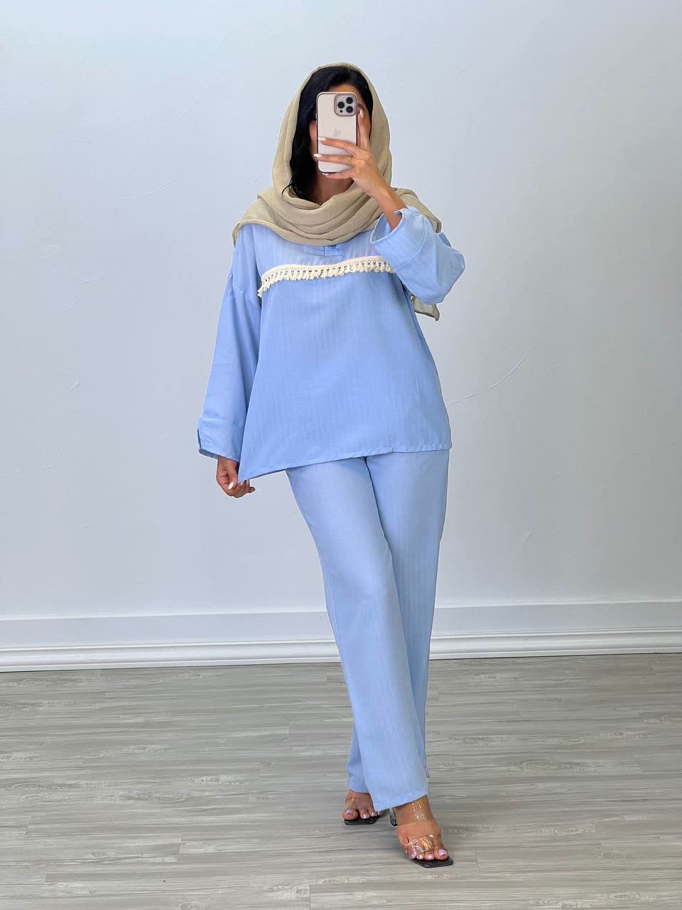 ست مدل شومیز شلوار  4725 - mz3