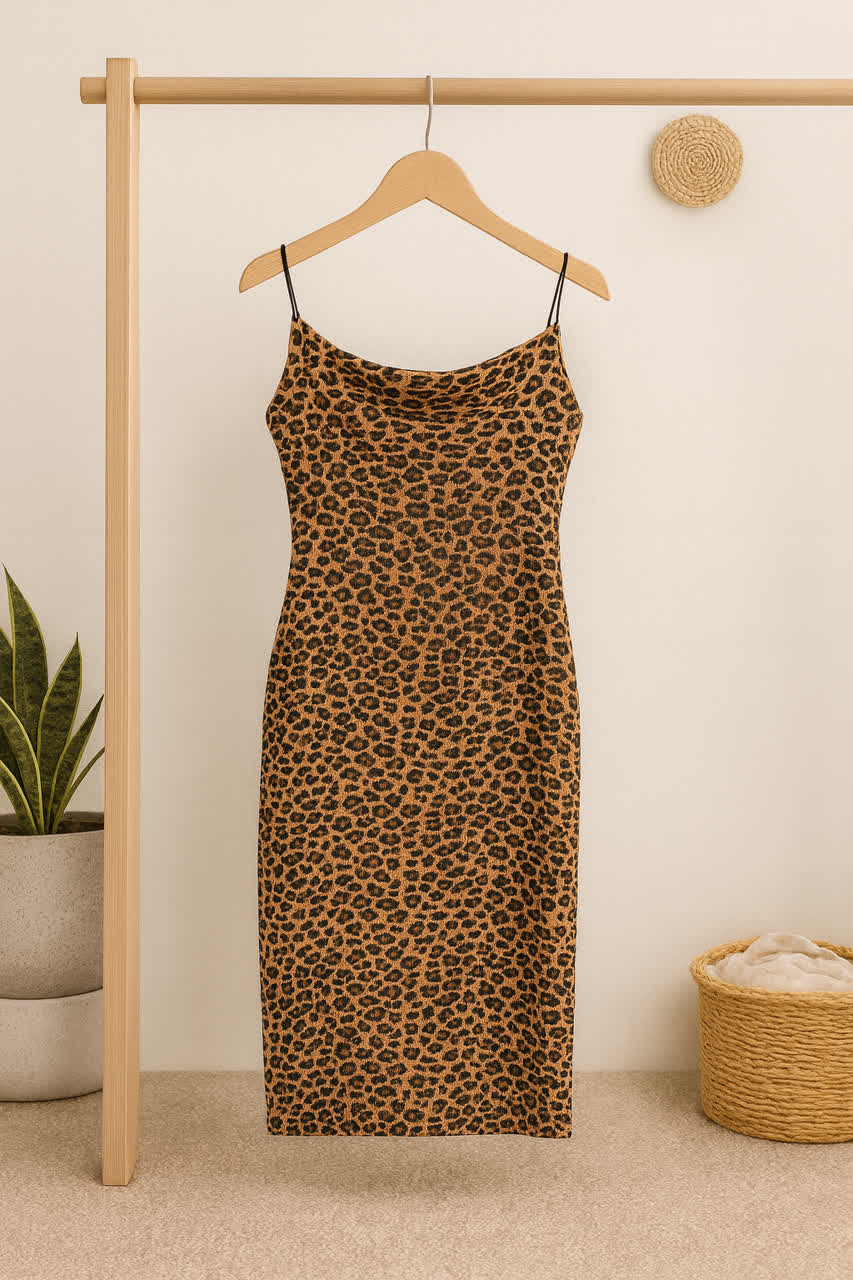 پیراهن پلنگی مدل 5335 - j10