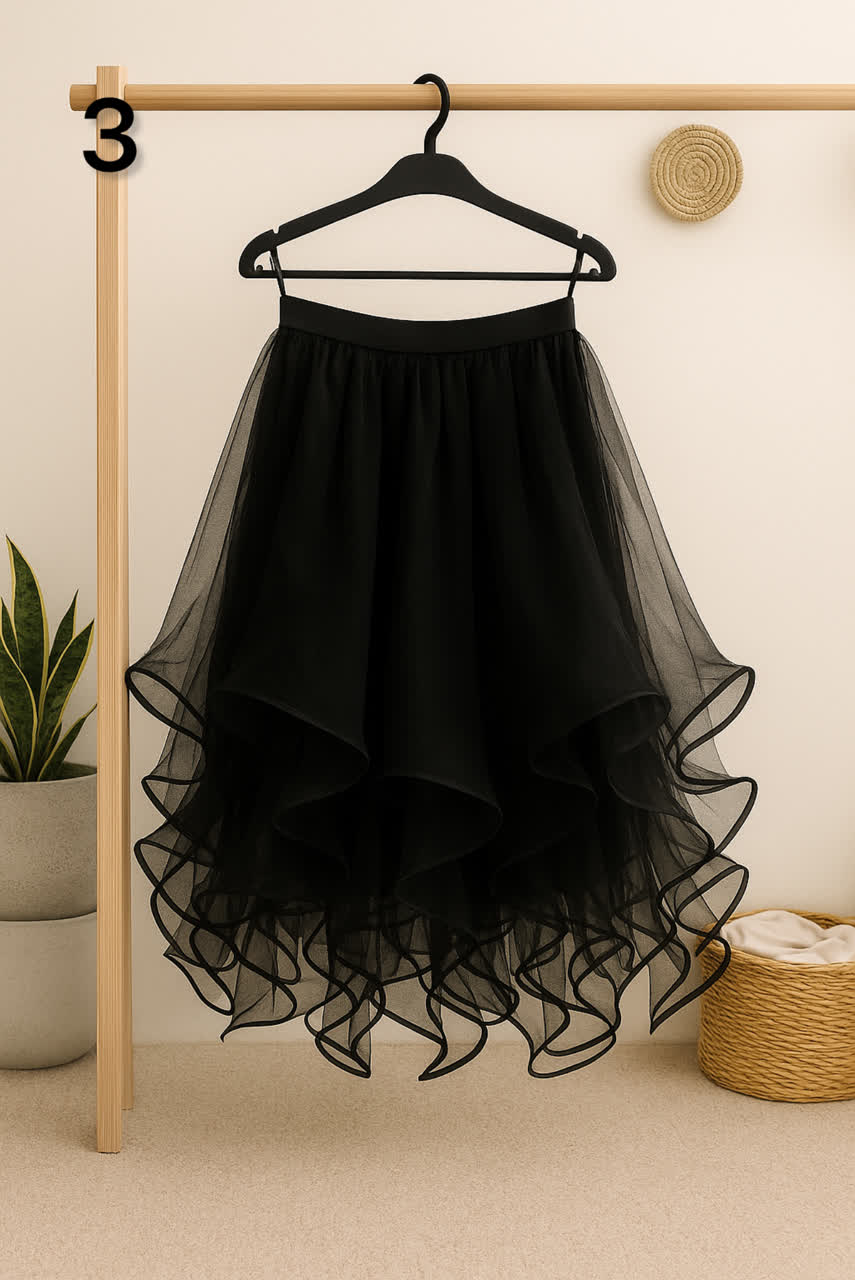 دامن توری مدل 5414 - 357