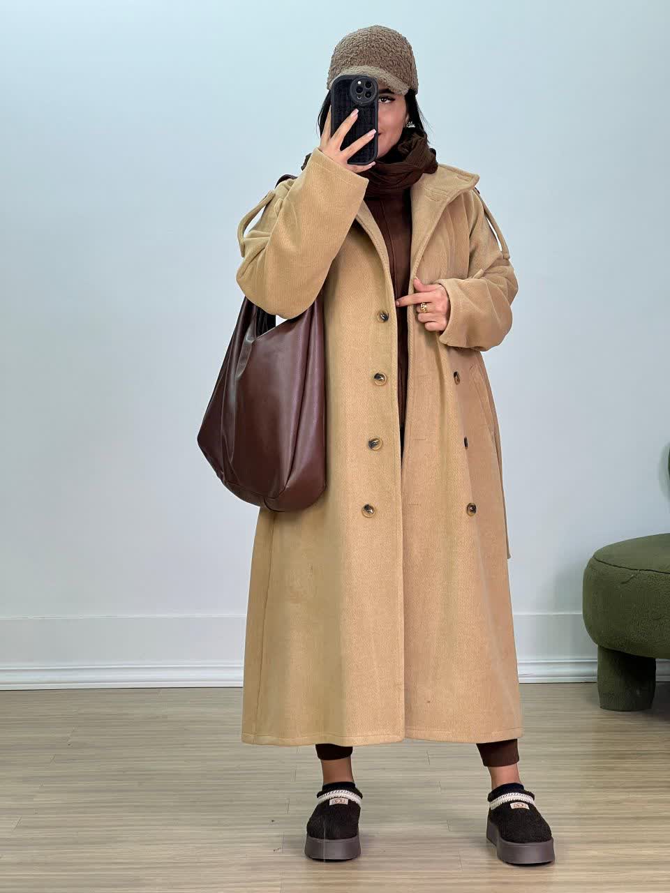 پالتو فوتر بلند مدل 5401 - 5qr