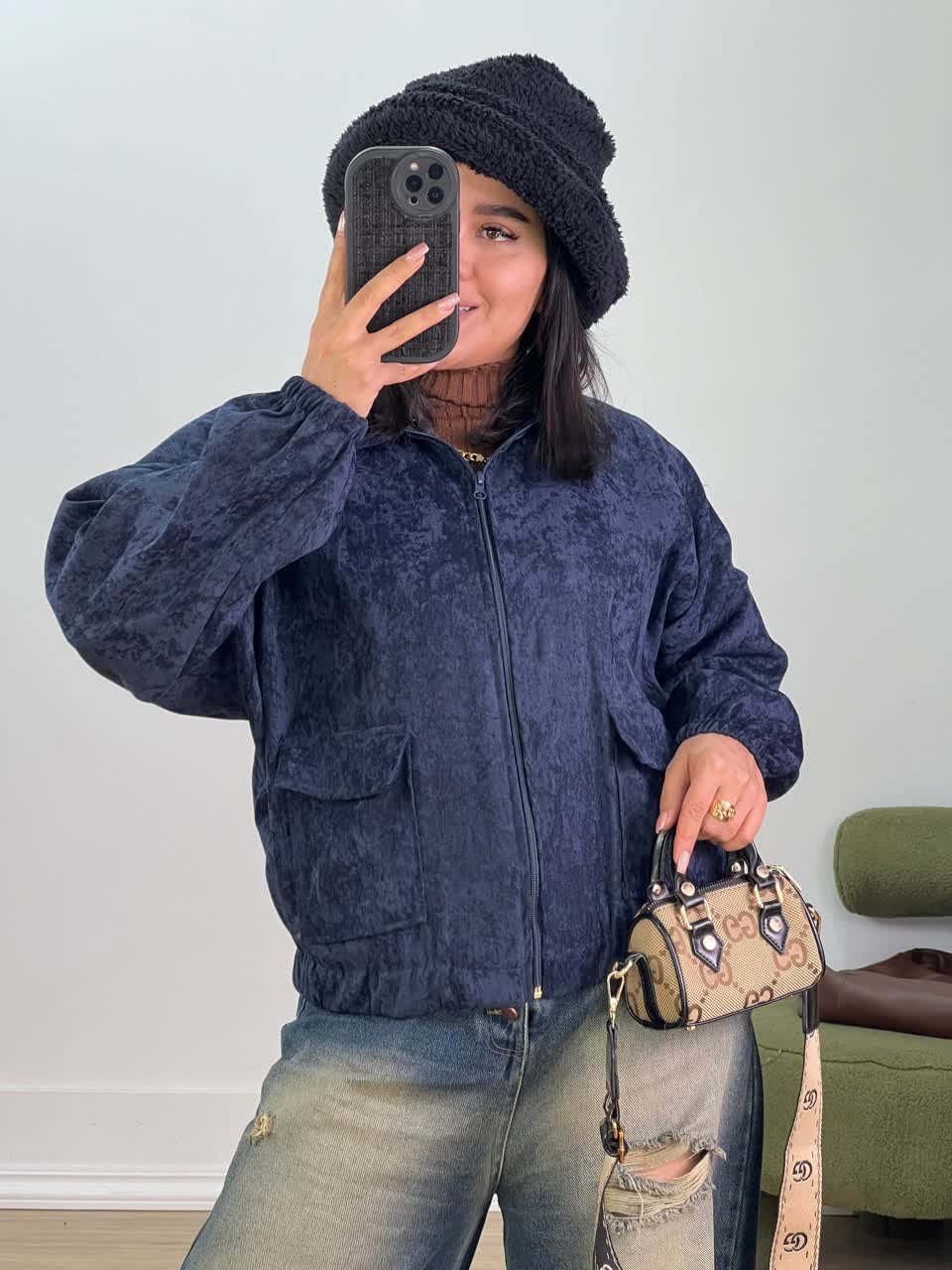 بامبر مخمل مدل 5273 - 2tn