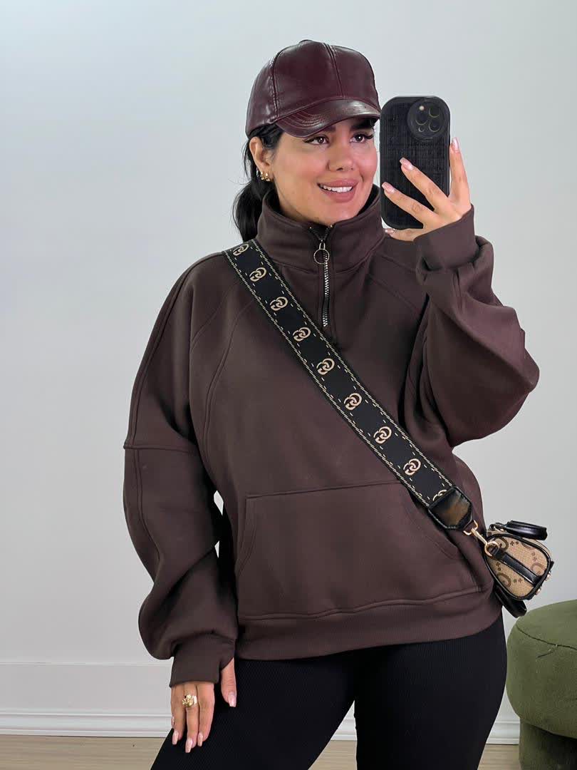 دورس نیم زیپ مدل 5442 - hy4