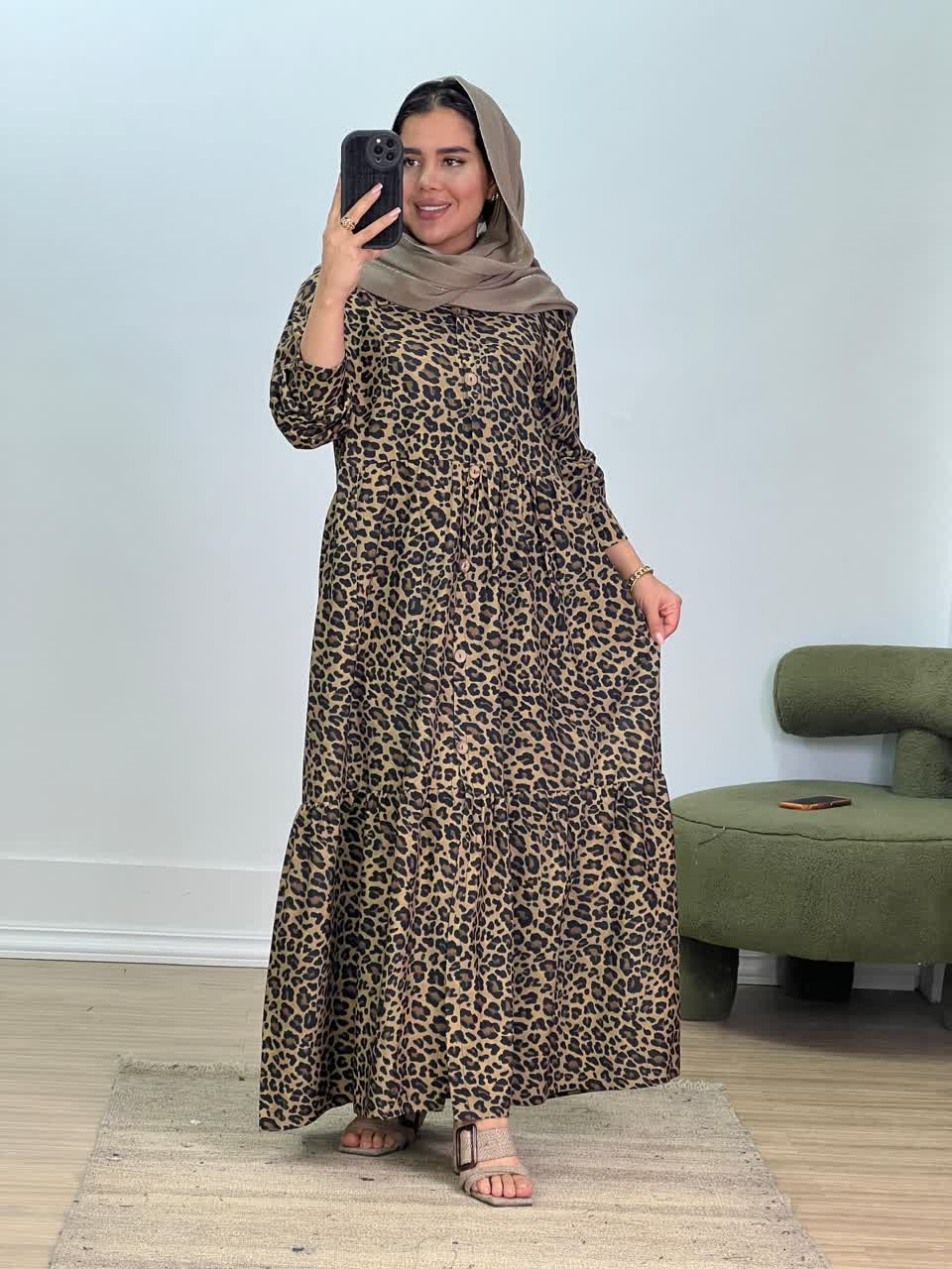 پیراهن پلنگی مدل 5444 - gwt