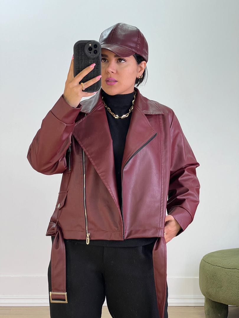 کت چرم مدل 5492 - 65e