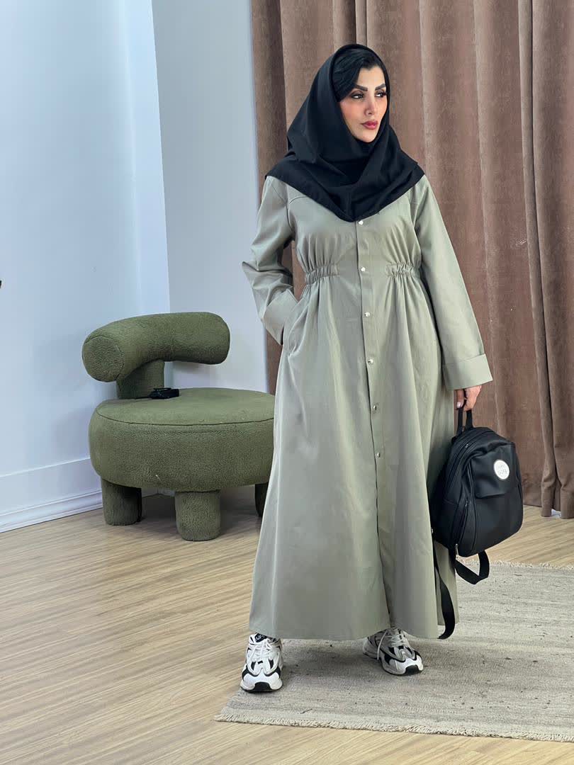 مانتو بلند پاییزه مدل 5258 - 8v1