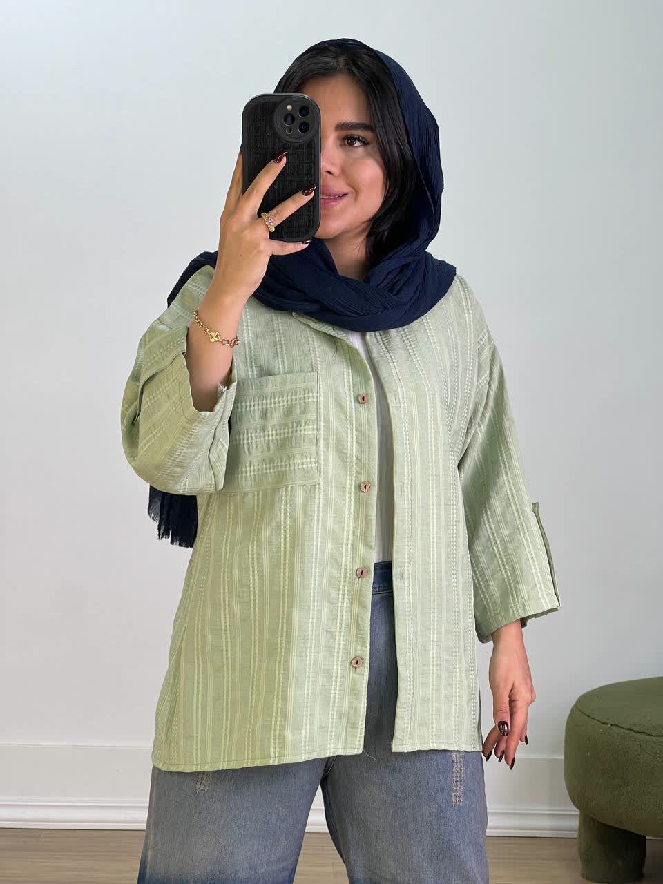 شومیز مانتویی مدل 5477 - p9p