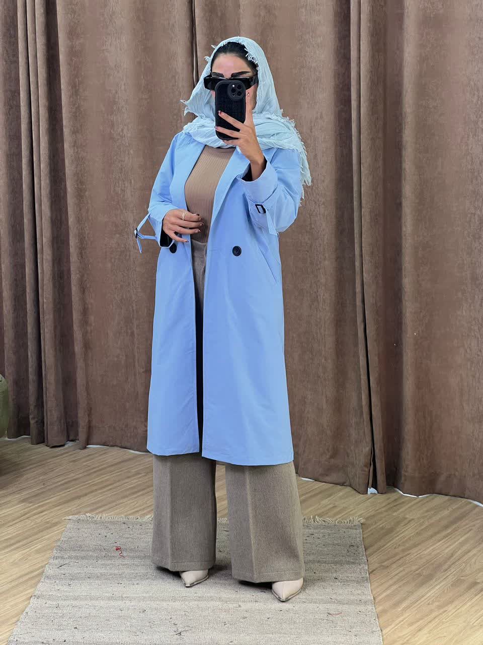 بارانی بلند مدل 5254 - ddd