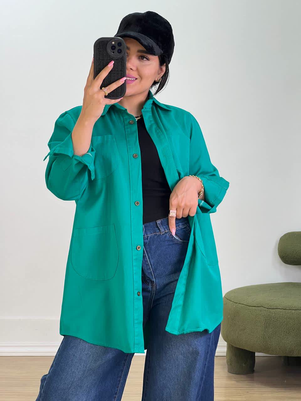 شومیز کتان مدل 5380 - cf6