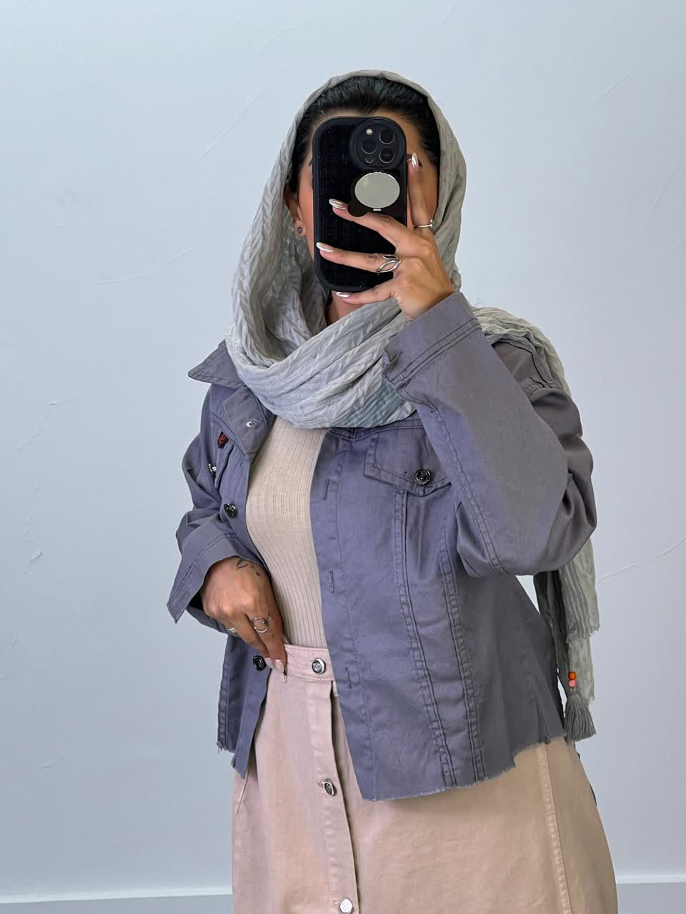 کت کوتاه کتان مدل 5039 - 25d