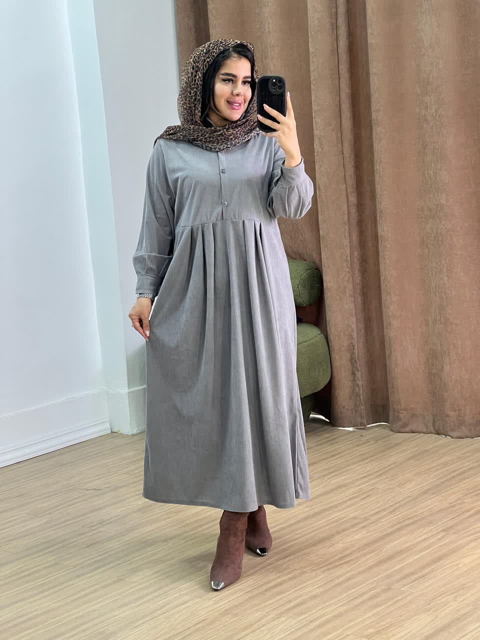 کفتان بلند کبریتی مدل 5416 - u9f