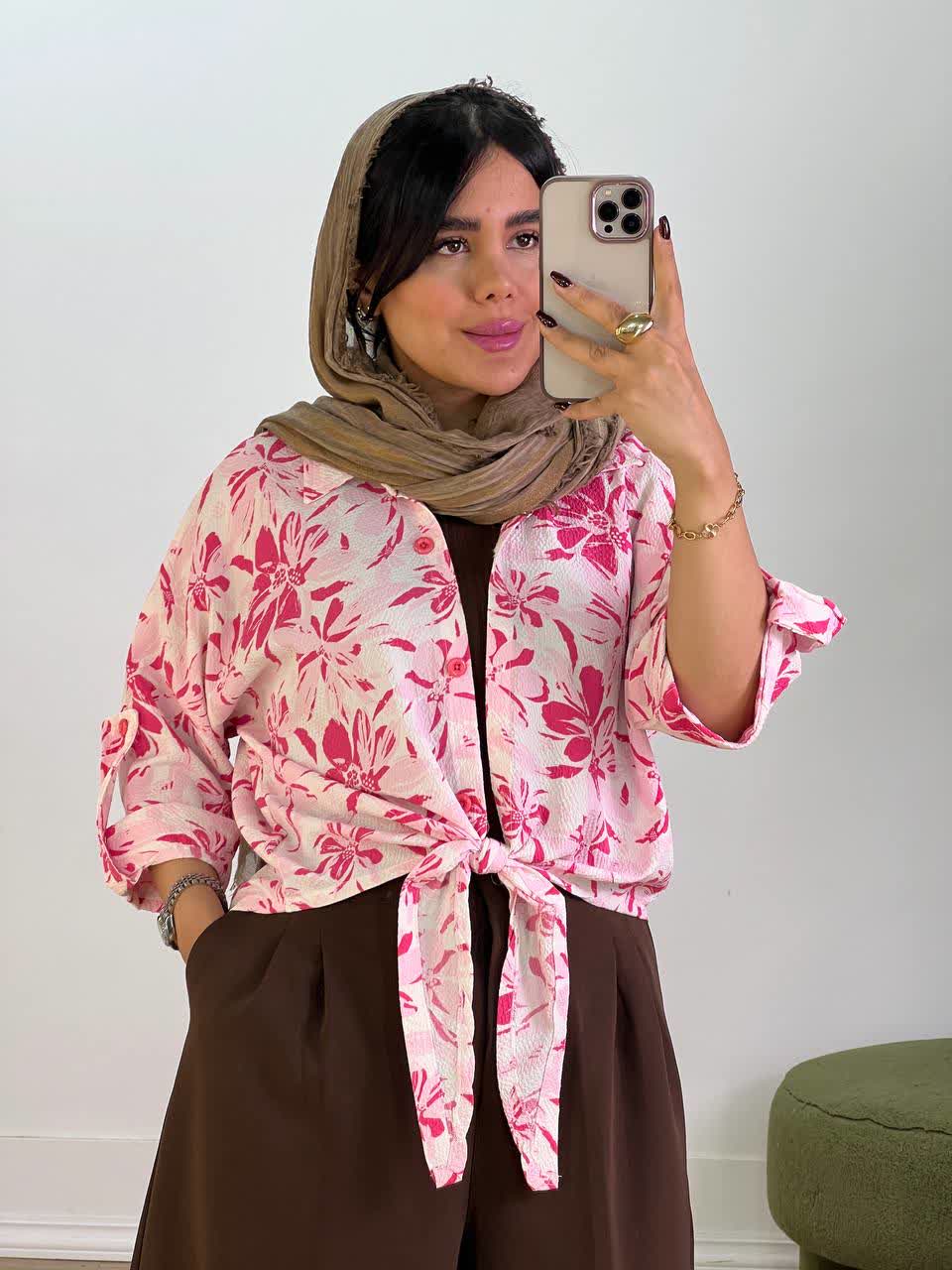 شومیز طرحدار 5526 - c1l