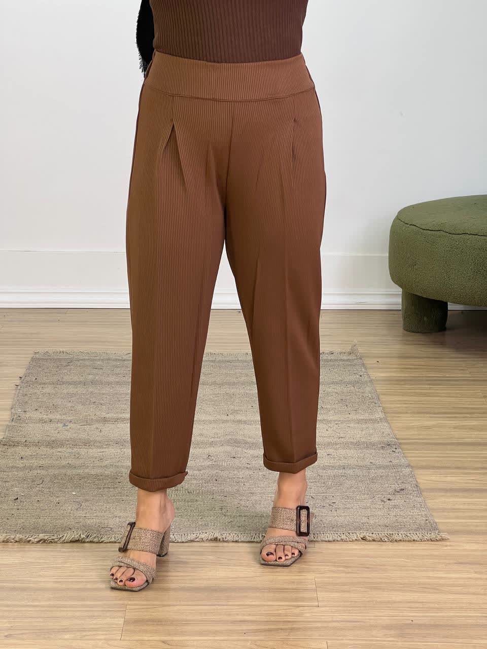 شلوار مام فیت کبریتی مدل 5540 - ezf