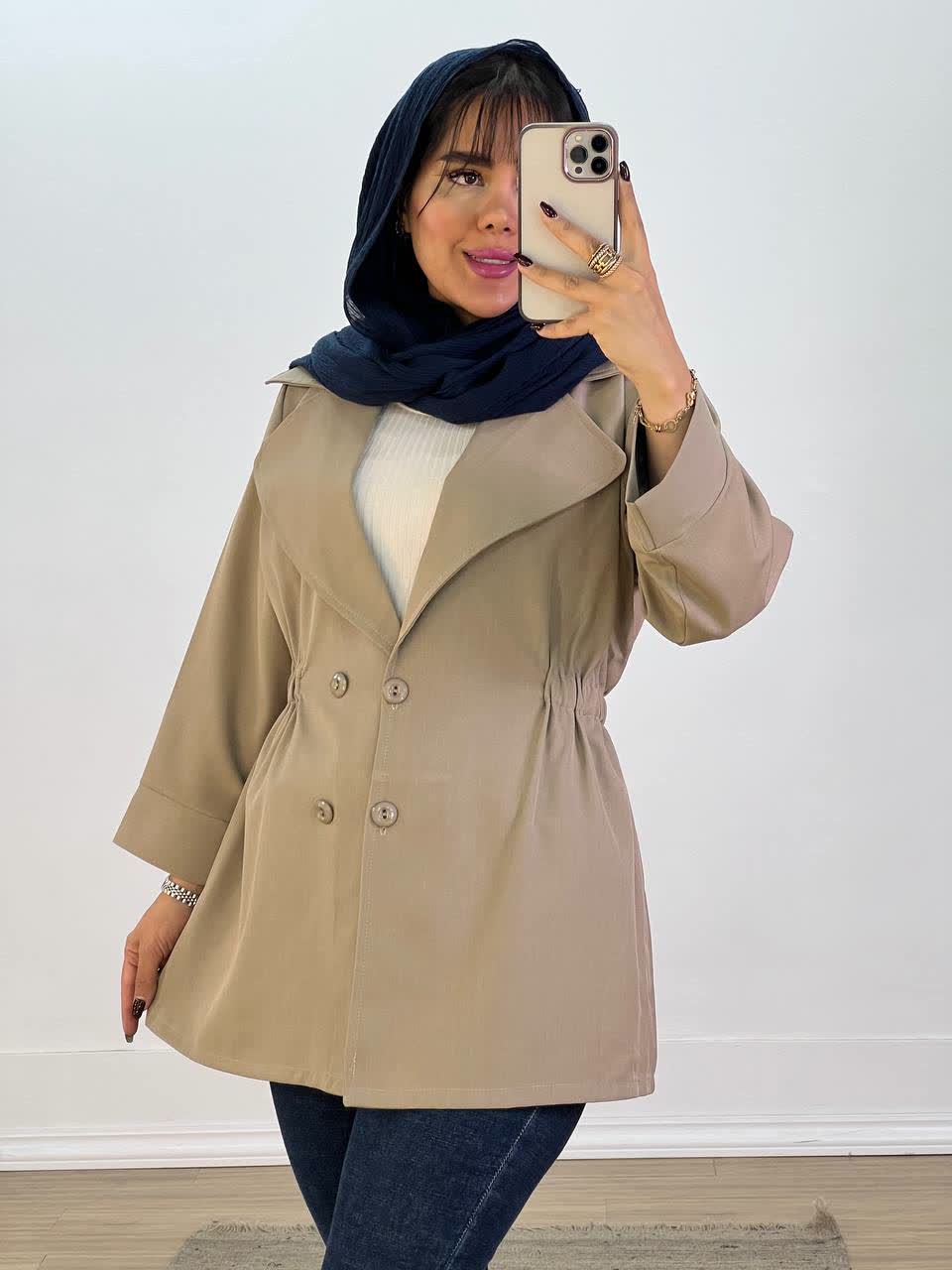 مانتو کمر گت مدل 5569 - vgc