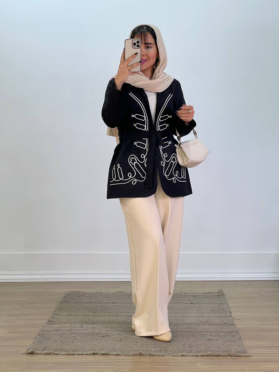 کت مزونی گلدوزی مدل 5573 - 1io