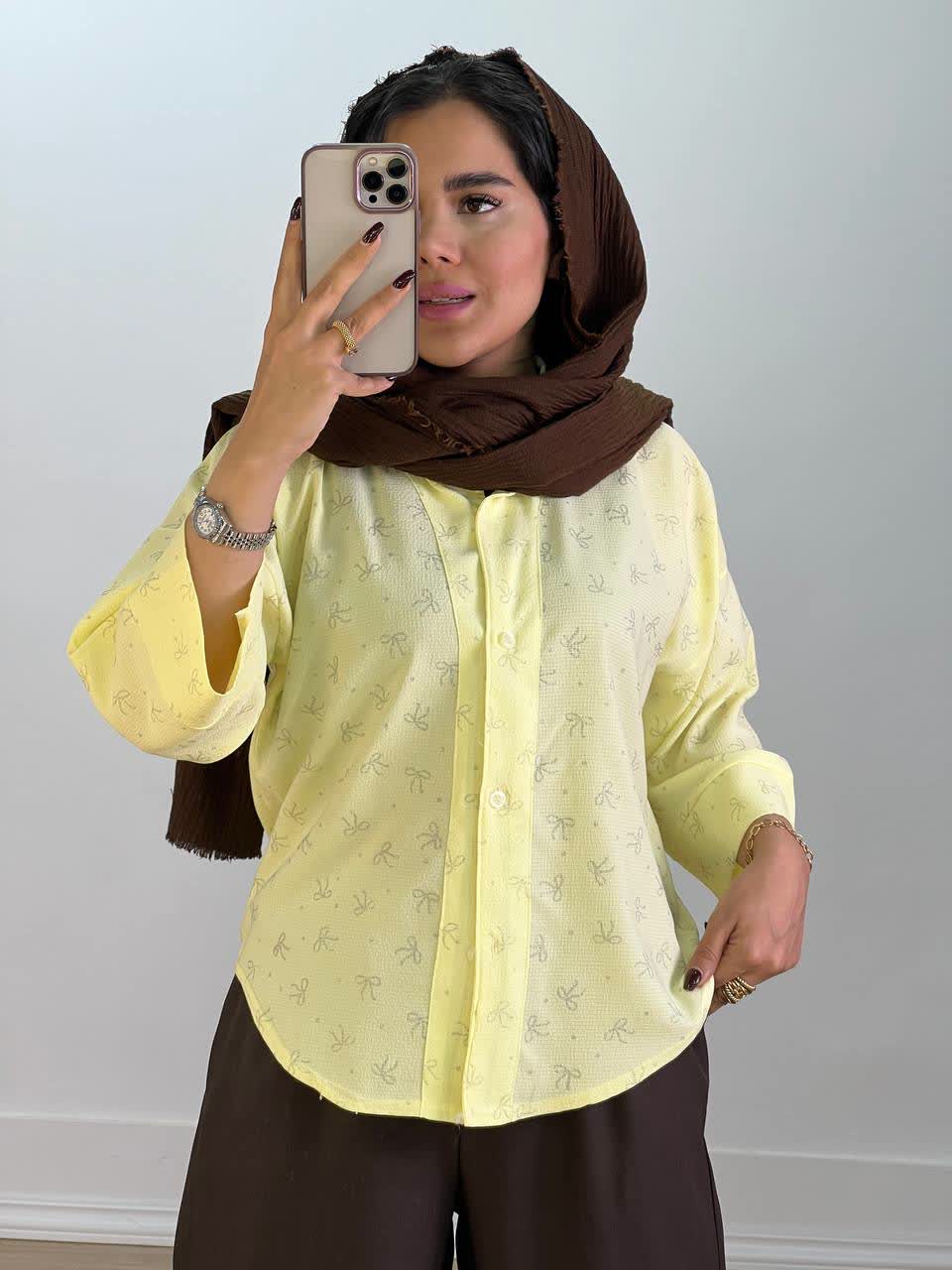 شومیز پاپیون مدل 5630 - 5s9