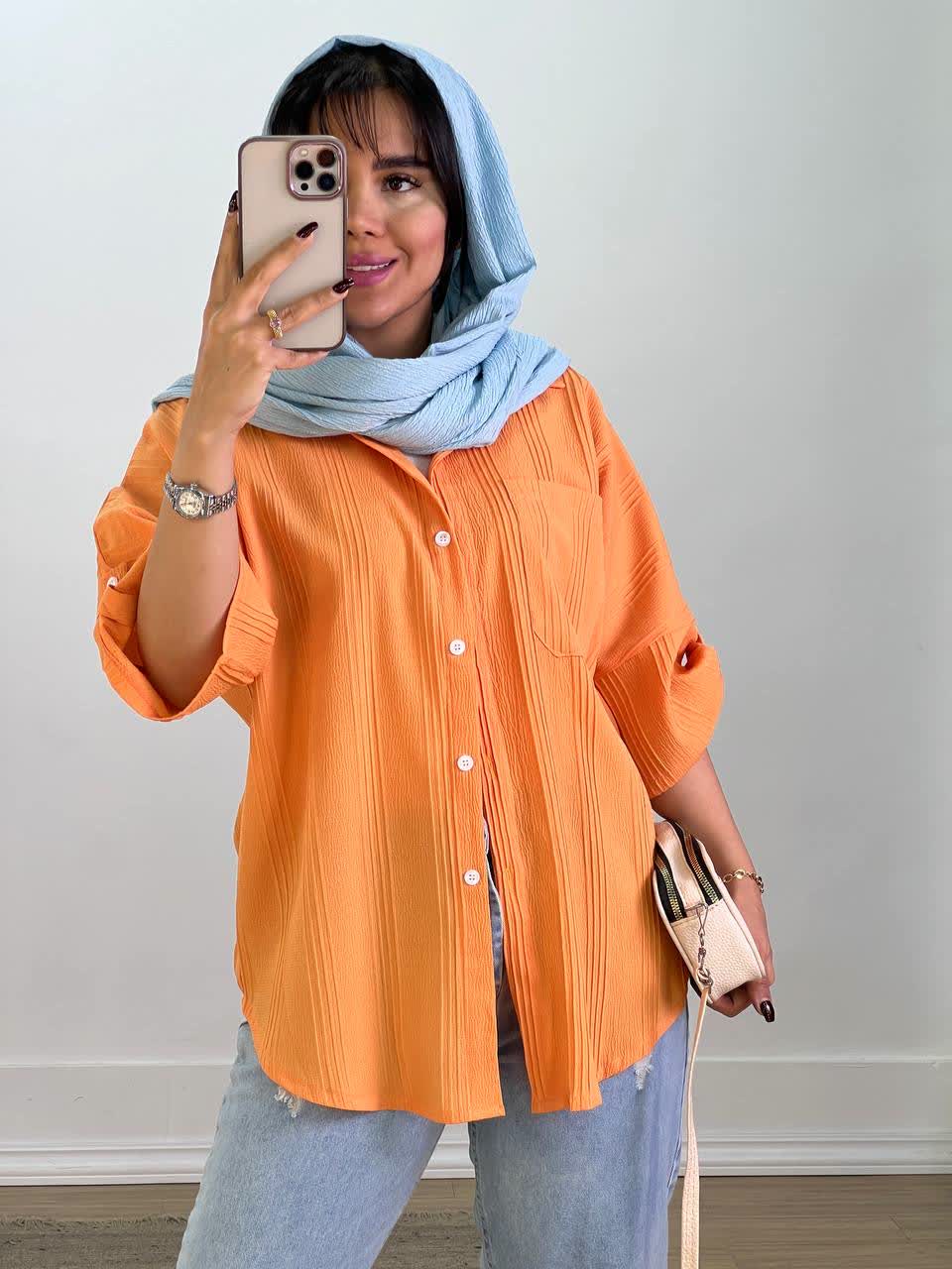 شومیز تک جیب بهاره مدل 5641 - wrc