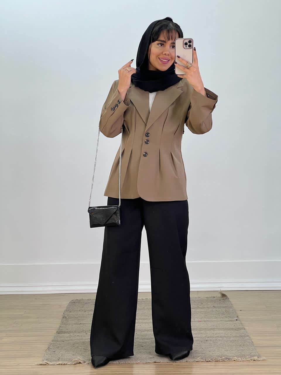 کت ساعت شنی و شلوار مدل 5622 - isl