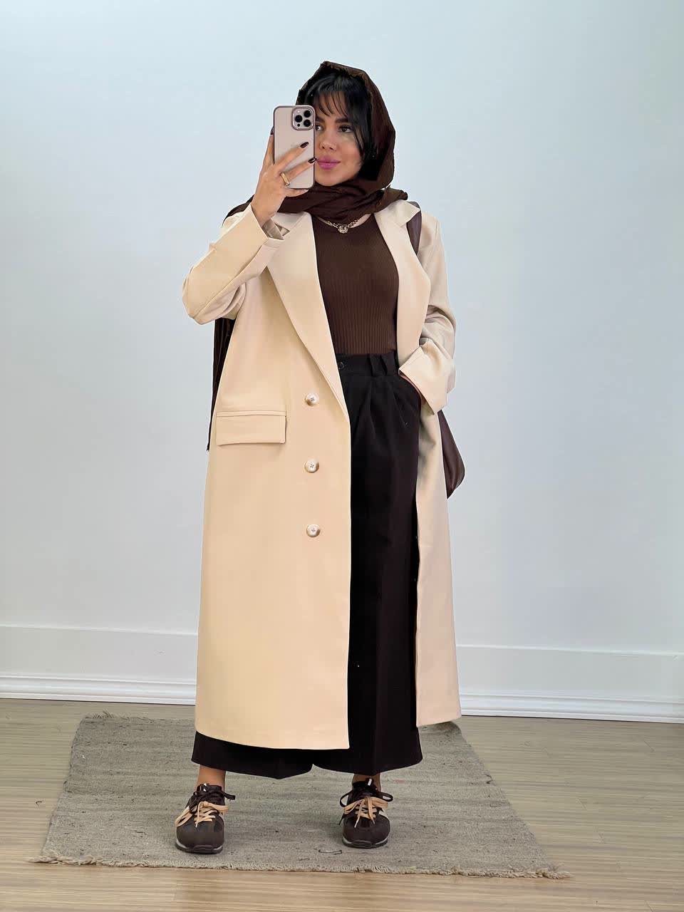 مانتو بلند مدل 5635 - 8jc