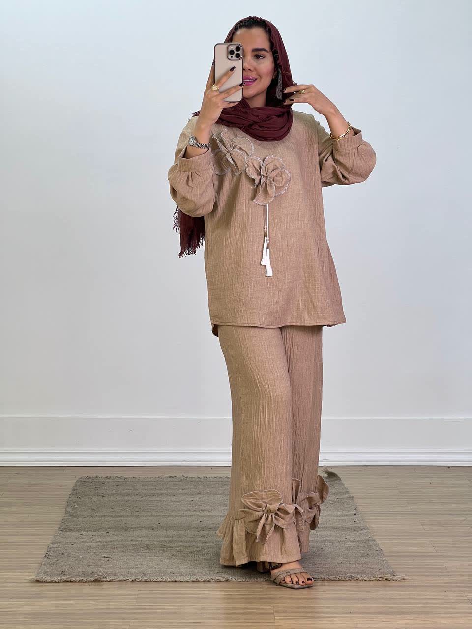 ست شومیز و شلوار مدل 5654 - 30h