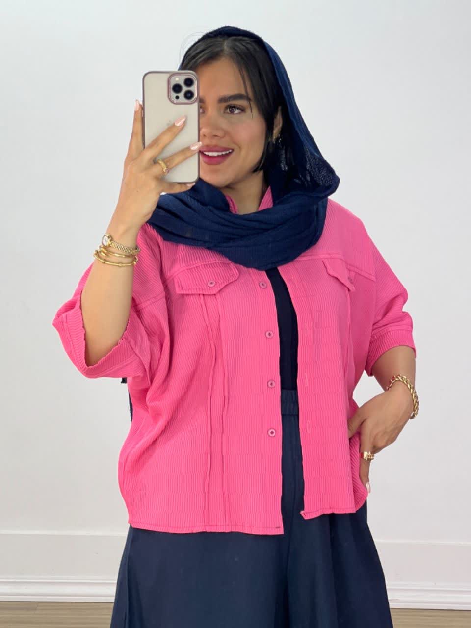 شومیز باکسی مدل 5727 - kvd